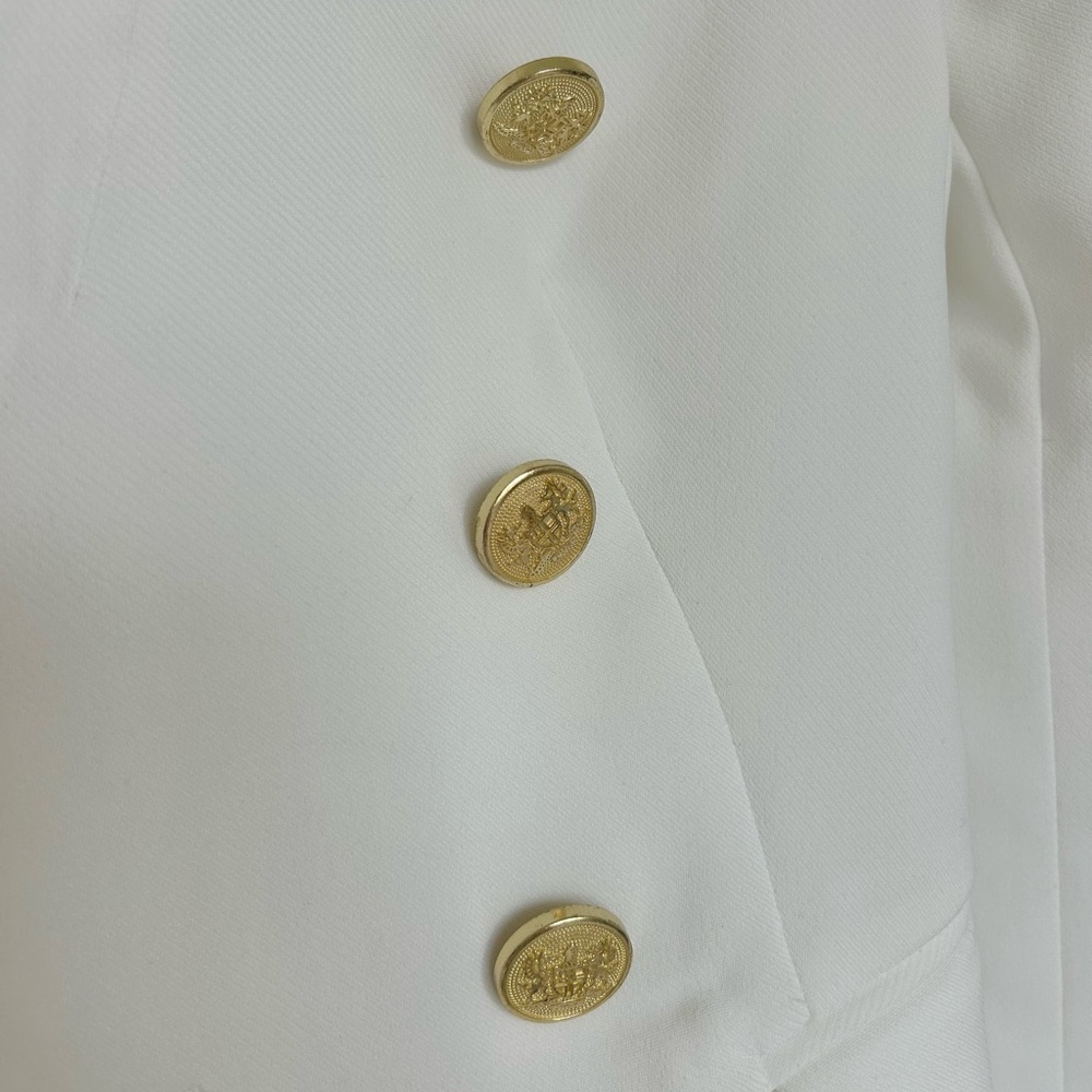 Rachel Parcell Fitted Blazer in Ivory Cloud - Picture 4 of 6